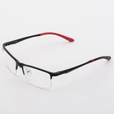 Imagem de Armação Óculos de Grau Masculino Alumínio Retangular / Brian- Óculos Sunrise-Masculino