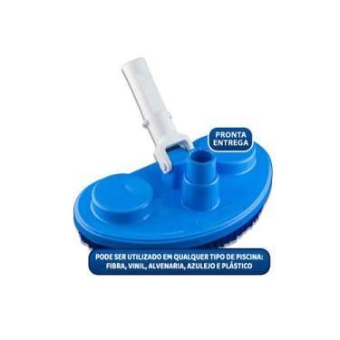 Imagem de Aspirador Para Piscina Com Escova Mini Limpeza Inflável Intex Spa Baby