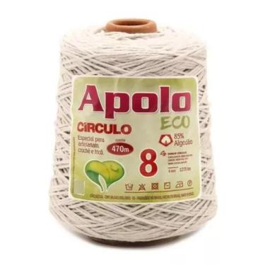 Imagem de Barbante Apolo Eco Nº8 Círculo Cru 600g Crochê E Tricô - ARMARINHO