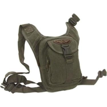 Imagem de Pochete Masculina De Perna Em Lona Brasil Ja8011 - Ello