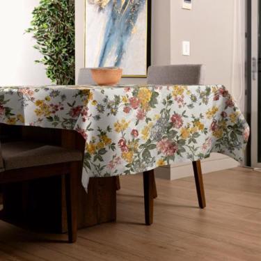 Imagem de Toalha de Mesa Retangular Jacquard Medalhão  - MUMUDECOR, 1009 Colorid