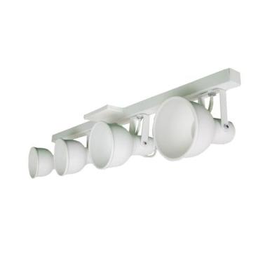 Imagem de Trilho 70cm Alumínio Com 4 Spots Bulbo + Lâmpadas Bulbo LED - I9 LED, 