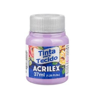 Imagem de Tinta Para Tecido 37 ML Acrilex Fosca Pintura Artesanato - Metallica A