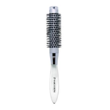 Imagem de Escova P/ Cabelo 22mm Diamond Vazada Em Aluminio Marco Boni, Prata