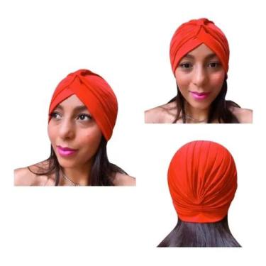 Imagem de Turbante Indiano Feminino Variedade Touca Tratamento