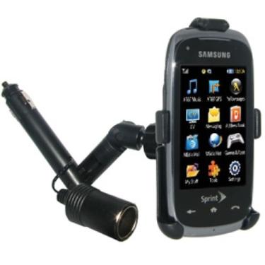 Imagem de Amzer Suporte de soquete de isqueiro com dongle de energia para Samsung Instinct HD SPH-M850 - Preto