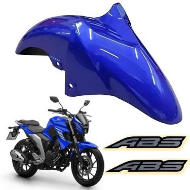 Imagem de Kit paralama dianteiro azul fz25 fazer 250 2018 2019 2020 2021 2022 20