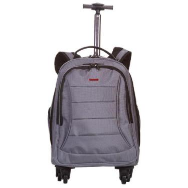 Imagem de Mochila Carrinho com Rodas 360º 2 em 1 Sestini Web 3.0 Plus - Cinza, C