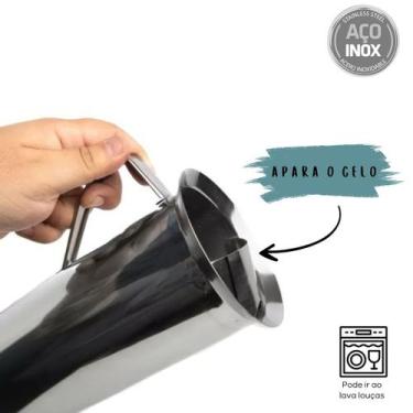 Imagem de Jarra Inox 1,8 Litros Com Aparador De Gelo - Wincy