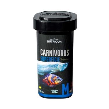 Imagem de Ração Nutricon Carnivoros Superfície para Peixes - 225g - Nutricon Pet