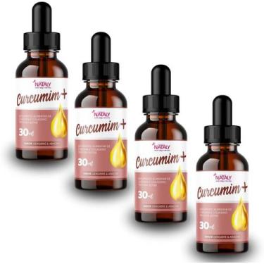 Imagem de 4x Curc e Colágeno Tipo II em Gotas 30ml Nataly - Nataly 