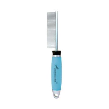 Imagem de Pente Fino German Hart 40 Dentes Gel Azul para Cães e Gatos