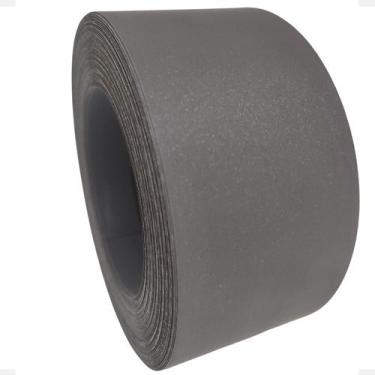 Imagem de Fita De Borda Pvc Para Mdf Cinza Chumbo Matt Fosco 64mm X 10m Bernek A