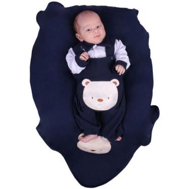 Imagem de Saída Maternidade Bebê Menino Luxo Ursinho Fofo 4 Peças - Pandora Baby