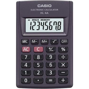 Imagem de Calculadora Casio de bolso 8 dígitos e desligamento automático HL-4A H