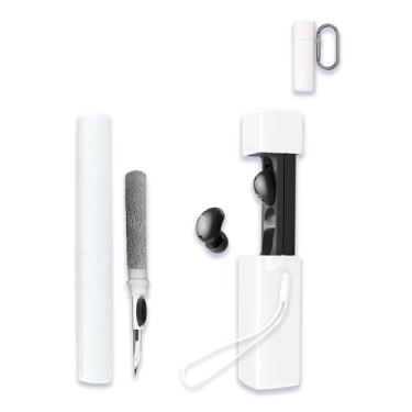 Imagem de Capa para fones de ouvido Soundcore por Anker A30i com cancelamento de ruído, protetor de silicone macio, portátil, resistente a arranhões, compatível com capa com kit de limpeza, mosquetão e cordão,