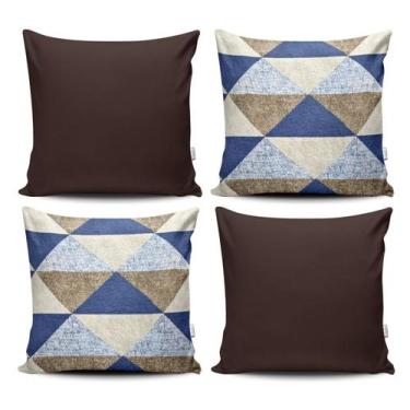 Imagem de Kit 6 Capas Almofadas Lindas Decorativas Sala Sofá C/ Ziper - JH Enxov