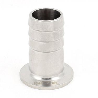 Imagem de uxcell a15032600ux0138 Flange de aço inoxidável 304 KF25 para adaptador de farpa de mangueira de 25 mm para vácuo