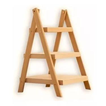 Imagem de Escada Porta Doces Para Festas 3 Andares Em Mdf Cru Decorar - MV Utili