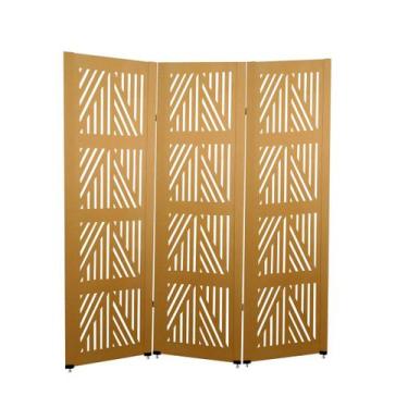 Imagem de Biombo Mauri 3 Folhas c/ 06 Pezinhos - ComercialMasul