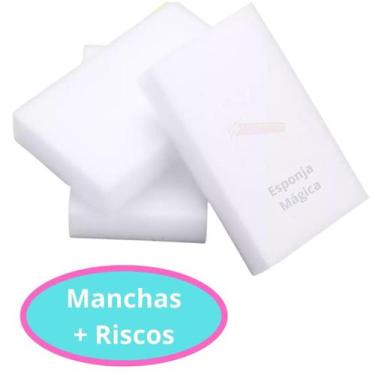 Imagem de Buchinha Esponja Mágica Melamina Limpeza Tira Manchas pias - Max Clean
