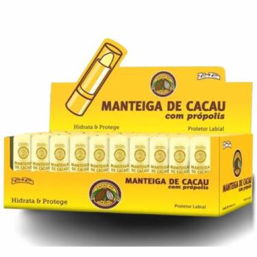 Imagem de Caixa Com 50 Manteiga De Cacau Com Própolis - ZiinZiin