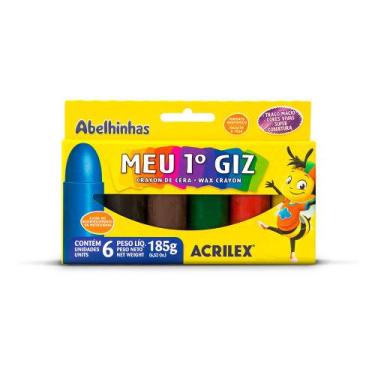 Imagem de Meu primeiro giz 6 cores acrilex