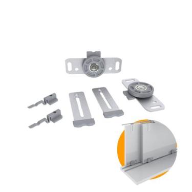 Imagem de Kit Sistema Para Porta de Correr Ro25 Com Guia 2207 de Armários E Móve
