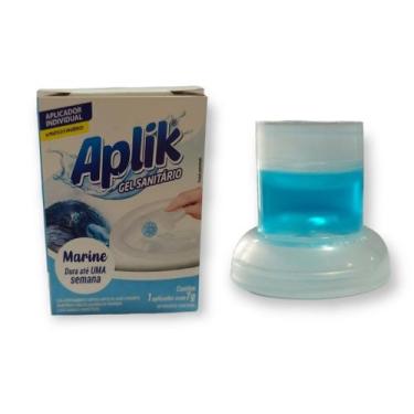 Imagem de 8 Gel Sanitário Adesivo Vaso Lavanda Marine Limão Floral Pinho Eucalip