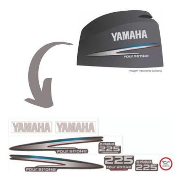 Imagem de Kit Adesivos Yamaha 225 Four Stroke Para Motor De Popa - SPTS