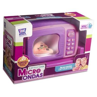 Imagem de Brinquedo Microondas Little Cook Acessório Cozinha Infantil Zuca Toys