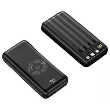 Imagem de Novo Carregador Power Bank 10.000 mah Led Digital Com Indução Turbo 4 