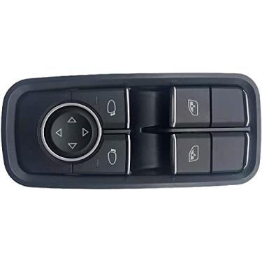 Imagem de Interruptor de controle de janela de porta Master Power Front Driver Side compatível com 911 Car 2012-2019 Substituição para 99161315102DML, espelho dobrável sem energia