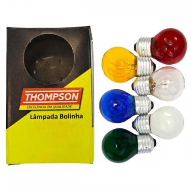 Imagem de Lampada Bolinha Thompson 7Wx220V Sortida - Kit C/10 Pecas, 220V