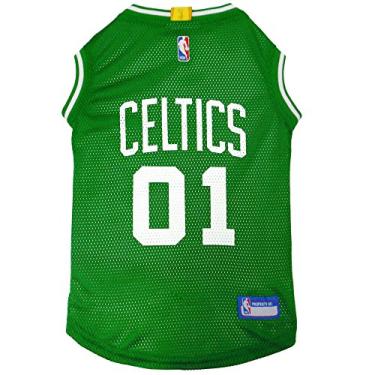 Imagem de Pets First NBA BOSTON CELTICS DOG Jersey, Grande - Regata de basquete para animais de estimação