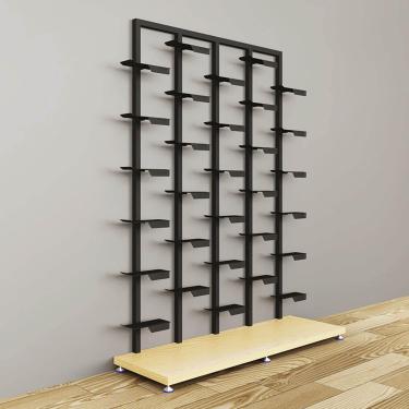 Imagem de Expositores comerciais para lojas de calçados, loja de roupas modernas, grande suporte independente, rack de tênis de metal, suporte organizador de sapatos boutique de varejo, exposição de s