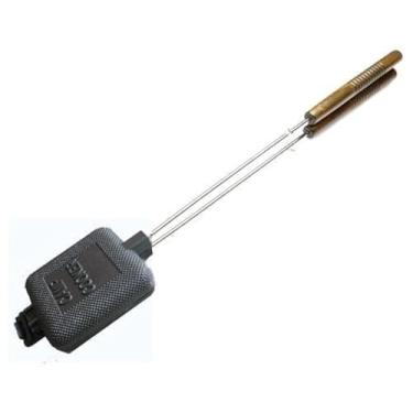 Imagem de Panela para grelha de acampamento de ferro fundido Gudesman para acampamento, 55,88 cm de alça longa