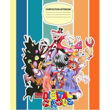 Imagem de The Amazing Digital Cir-cus Composition Notebook for Fan Teen Men Women Kid: The Amazing Digital Cir-cus Notebook | Thick 100 Pages for Writing and ... Work Office, Home, School | 7.5 x 9.25 Inches