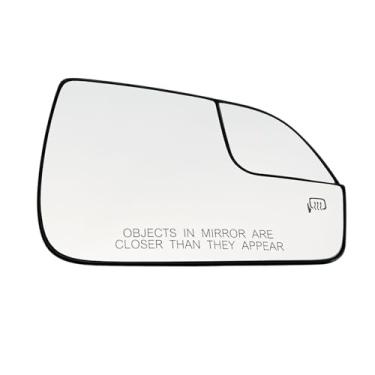 Imagem de Vidro de espelho de ponto cego aquecido no lado do passageiro aquecido sem escurecimento automático compatível com Lincoln MKZ 2013 2014 15 16 17 18 19 2020 vidro de substituição do espelho retrovisor