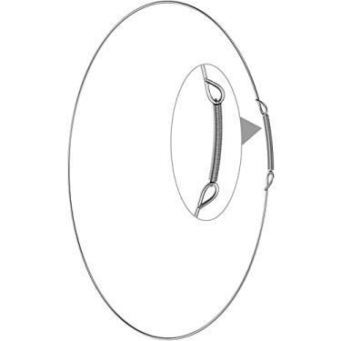Imagem de Dinghosen Arruela porta bota mola braçadeira montagem fio diafragma compatível com Samsung DC97-04973B máquina de lavar, arruela porta fole vedação anel de substituição, evita vazamentos de água