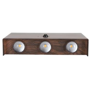 Imagem de Luz de Parede Com Sensor de Movimento, Arandela LED Operada por Bateria, Iluminação Contínua, Luz de Parede Recarregável Com Detector de Movimento para Escadas, Corredor (Cor