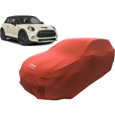 Imagem de Capa Automotiva Para Mini Cooper S Em Tecido Lycra Cor Preta - Mz, Ver