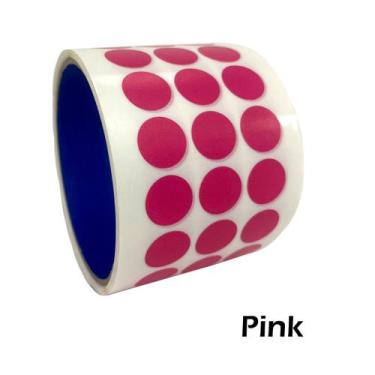 Imagem de Etiqueta Adesiva Autocolante Colorida 15x15mm ideal para organização d