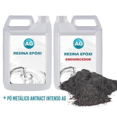 Imagem de Porcelanato Líquido Metálico Antract Intenso Ag Por M - Resinas Ag