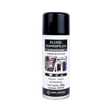 Imagem de Alcool Isopropilico 99,8% Aerossol 160g 227ml - Implastec