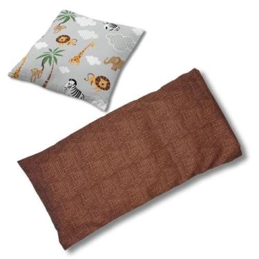 Imagem de Kit Bolsas Térmicas Mãe e Filha 2 Unid Cinza e Marrom - Samani