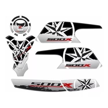 Imagem de Adesivo Carenagem Protetor Lateral Honda Cb 500x Resinado 42 - Resitan