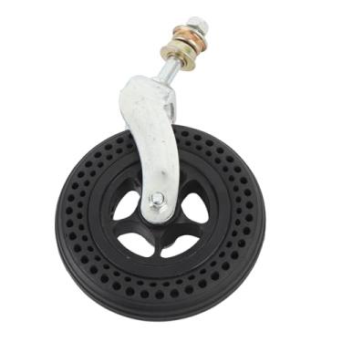 Imagem de Roda Giratória de Borracha de 6 Polegadas Rolamento de Carga de 75 Kg Substituição de Rolamento para Carrinho de Carrinho Manual