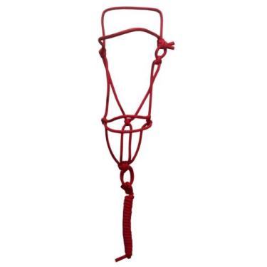 Imagem de Cabresto 7 nós ajustável para cavalo corda de polipropileno 8mm maciça