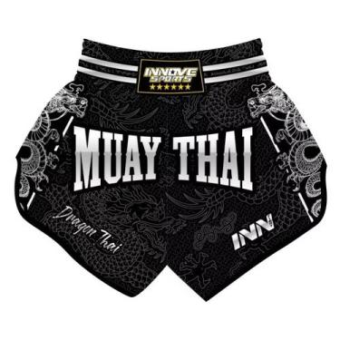 Imagem de Short Muaythai Dragon Thai Unissex Tailandês Curto Premium - Innove Sp